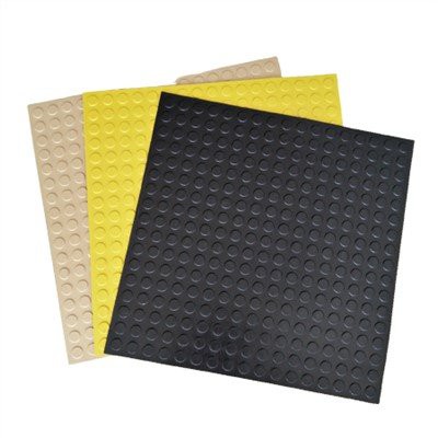 Round Dot Gummi Kakelgolv